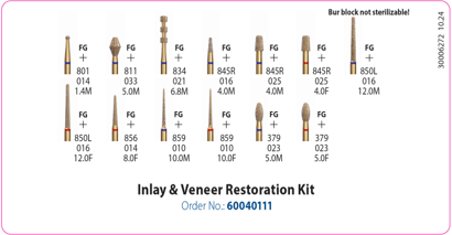 DIATECH KIT Preparaciones de carillas, Inlay